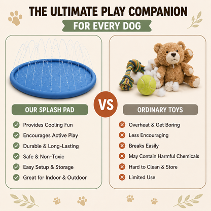 SplashPad | The Backyard Water Playground Dogs Love