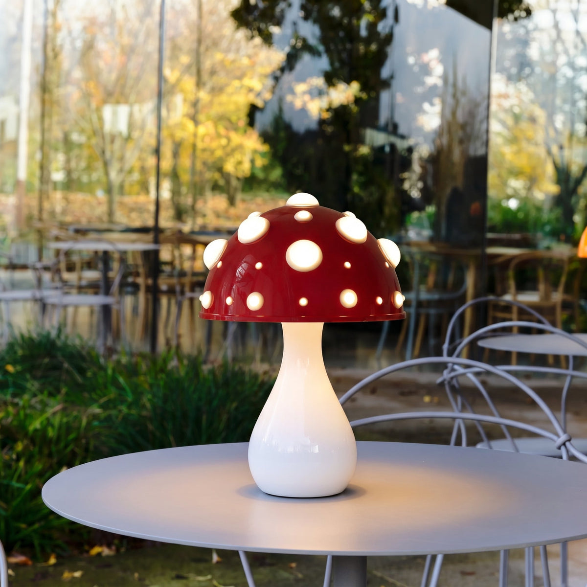Designová stolní lampa Houba