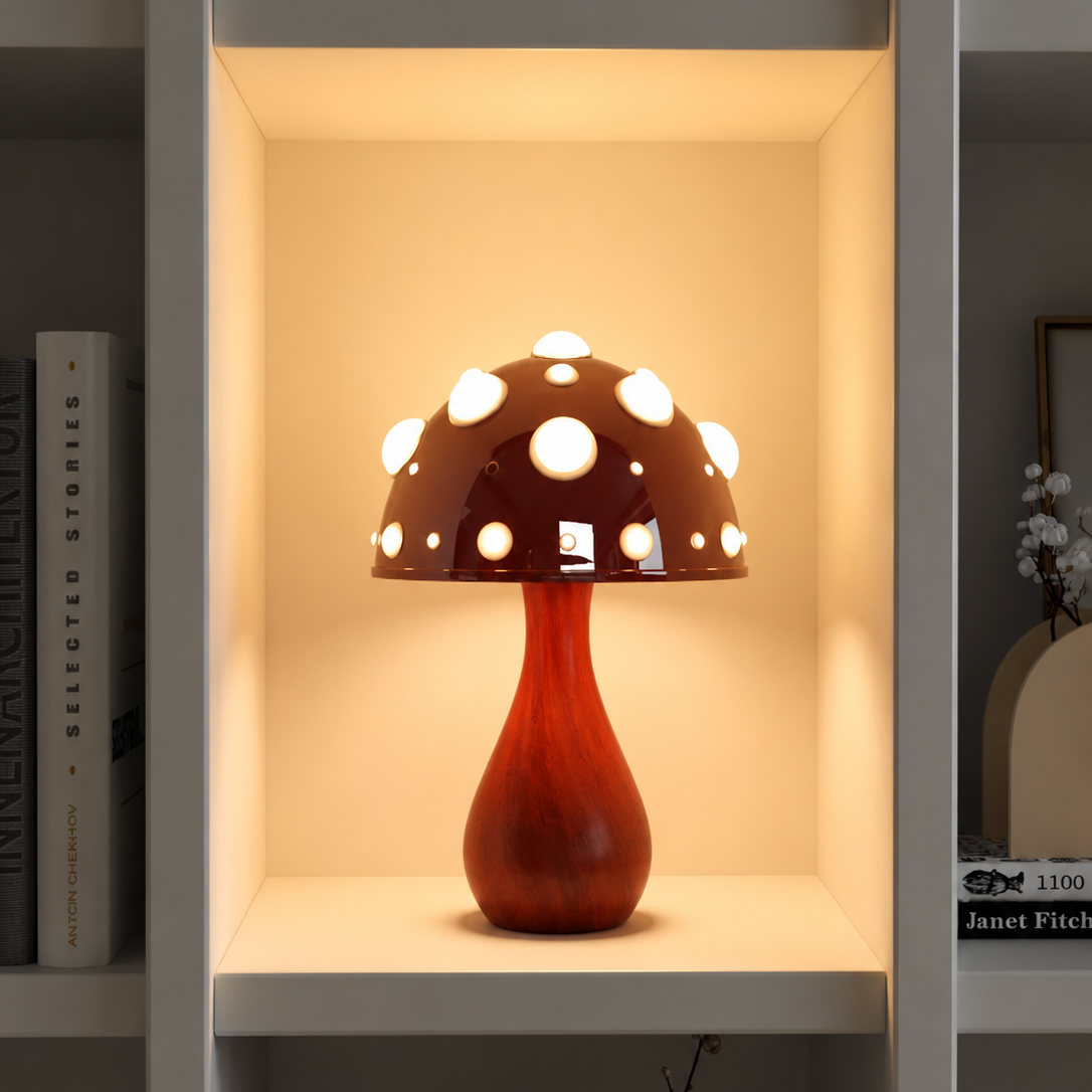 Designová stolní lampa Houba